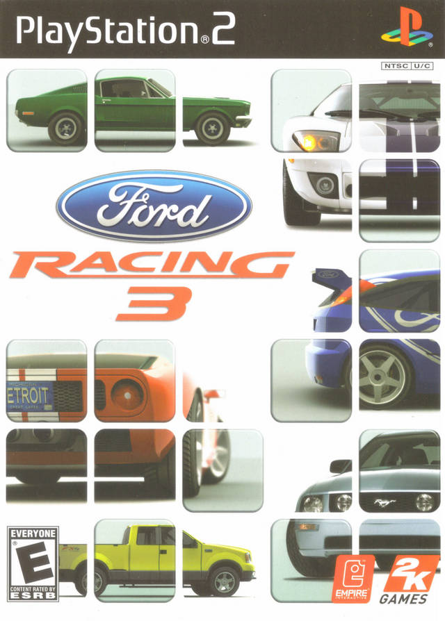 Ford Racing 3 Front Cover - Playstation 2 Pre-Played
