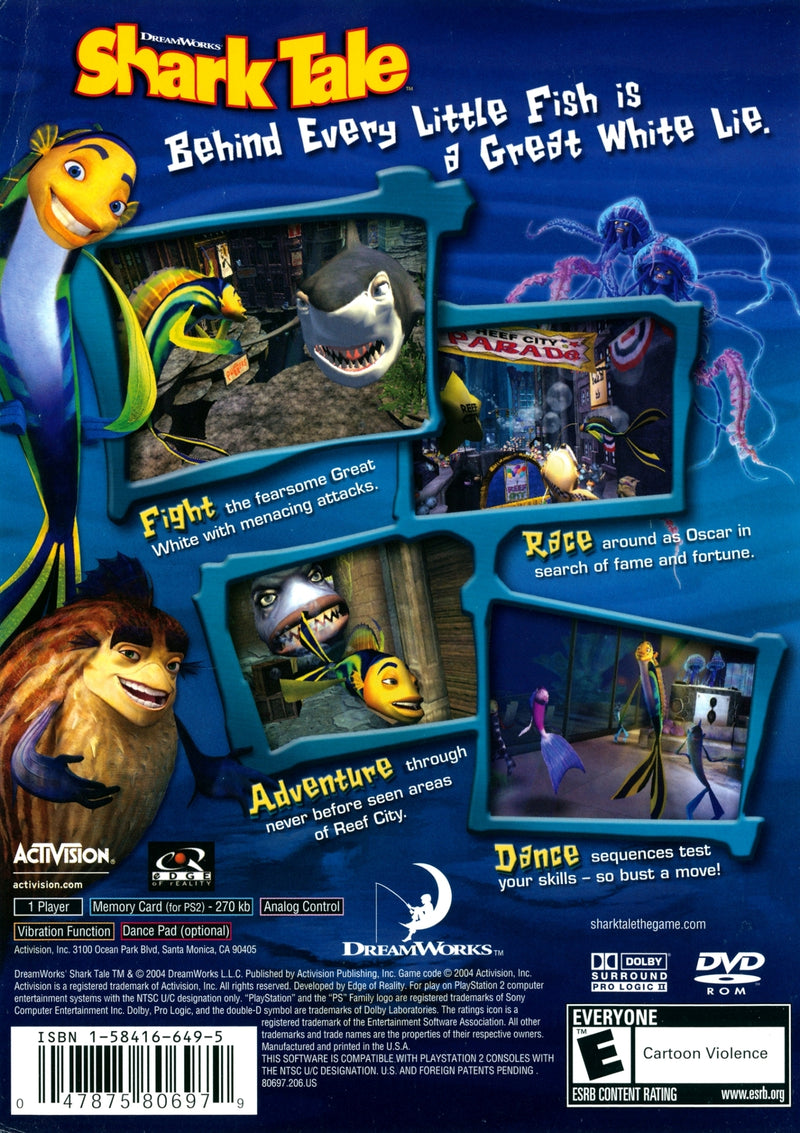 Shark Tale - Playstation 2 Pre-Played