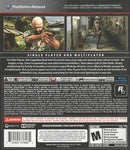 Max Payne 3 Back Cover - Playstation 3 Pre-Played