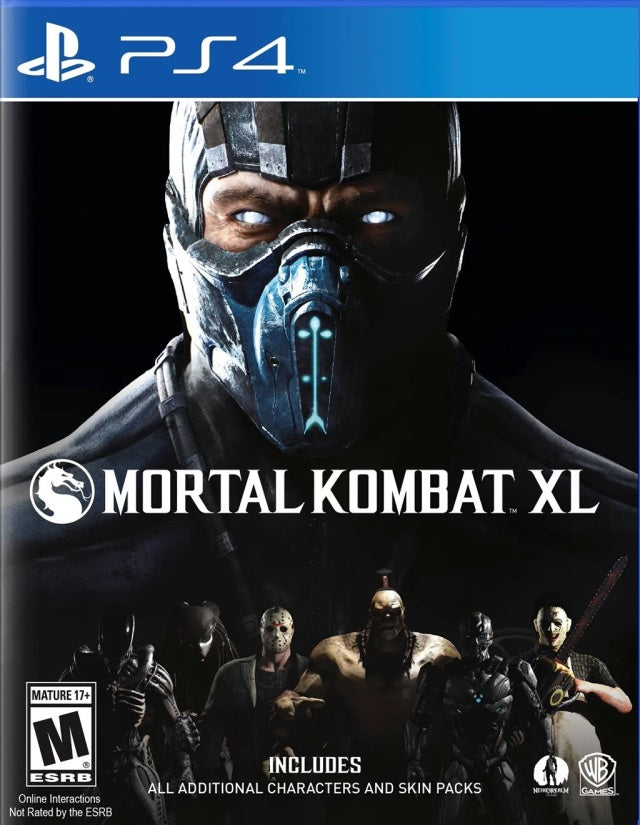 Mortal Kombat XL Front Cover - Playstation 4 Pre-Played