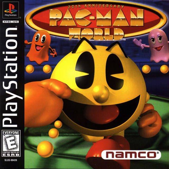 Pac-Man World Front Cover - Playstation 1 Pre-Played