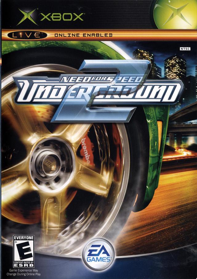 Need For Speed Underground 2 Front Cover - Xbox Pre-Played