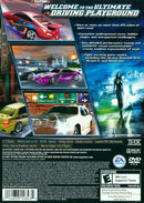 Need For Speed Underground 2 Back Cover - Playstation 2 Pre-Played