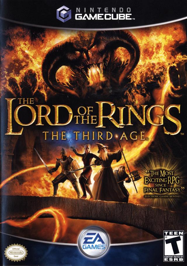 The Lord of the Rings: The Third Age - Nintendo Gamecube Pre-Played Front Cover