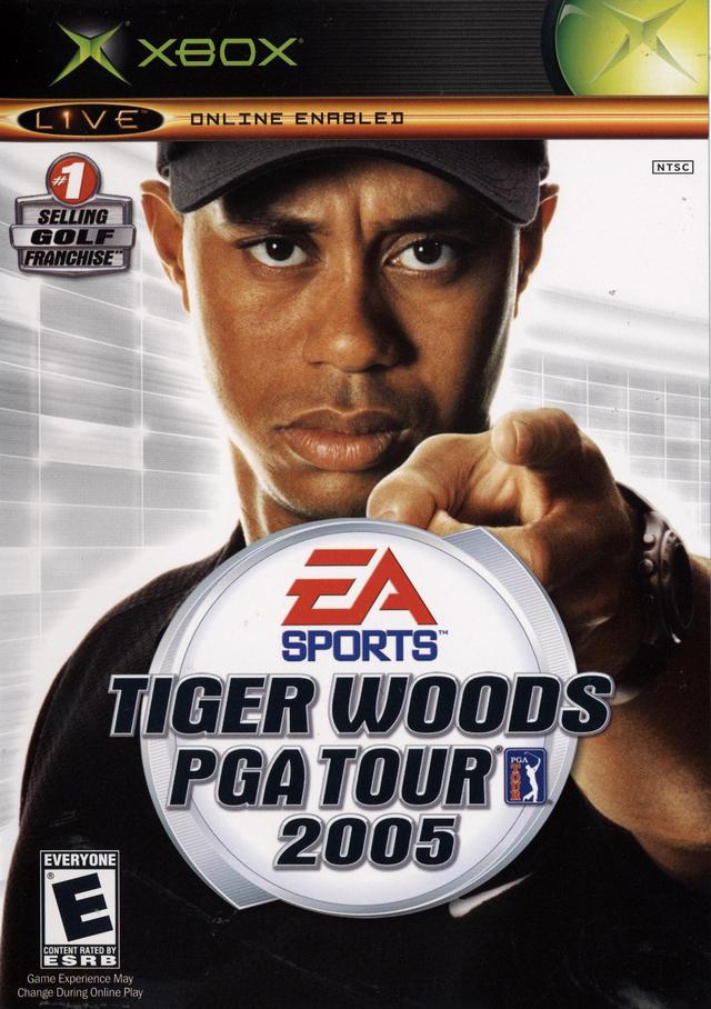 Tiger Woods PGA Tour 2005 Front Cover - Xbox Pre-Played