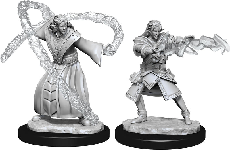 Elf Wizard Male W13 Dungeons & Dragons Nolzur`s Marvelous Unpainted Miniatures