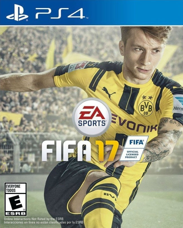 FIFA 17 Front Cover - Playstation 4 Pre-Played