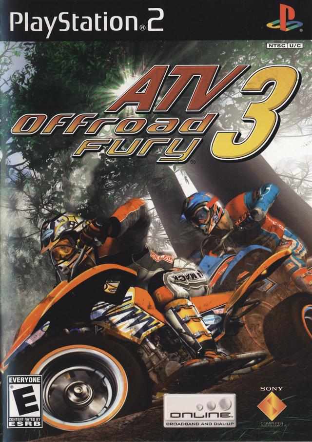 ATV Offroad Fury 3 Front Cover - Playstation 2 Pre-Played