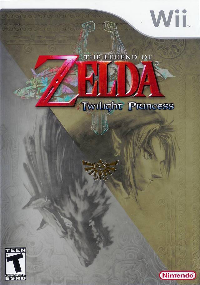 The Legend of Zelda Twilight Princess Front Cover - Nintendo Wii Pre-Played