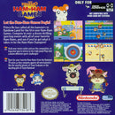 Hamtaro Ham-Ham Games Back Cover - Nintendo Gameboy Advance Pre-Played