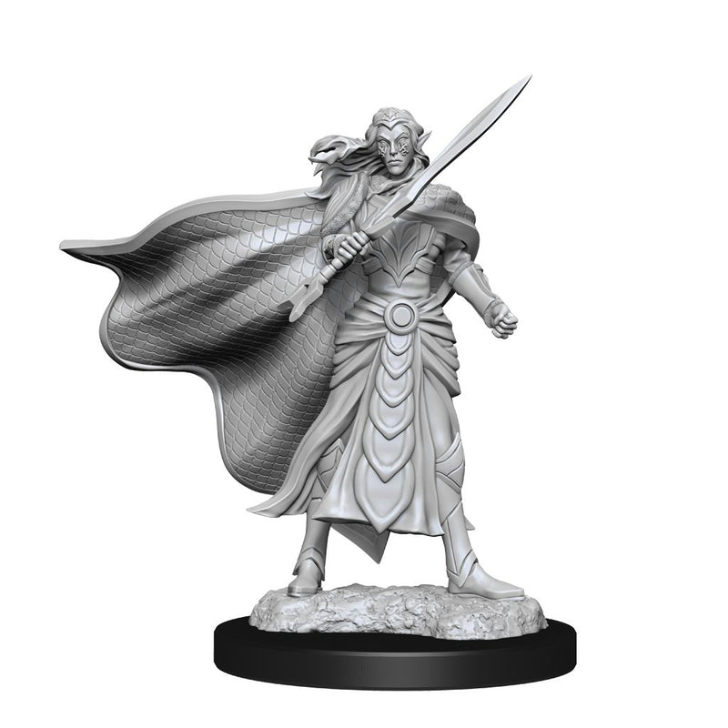 Elf Fighter & Elf Cleric W14 - Magic the Gathering Unpainted Miniatures