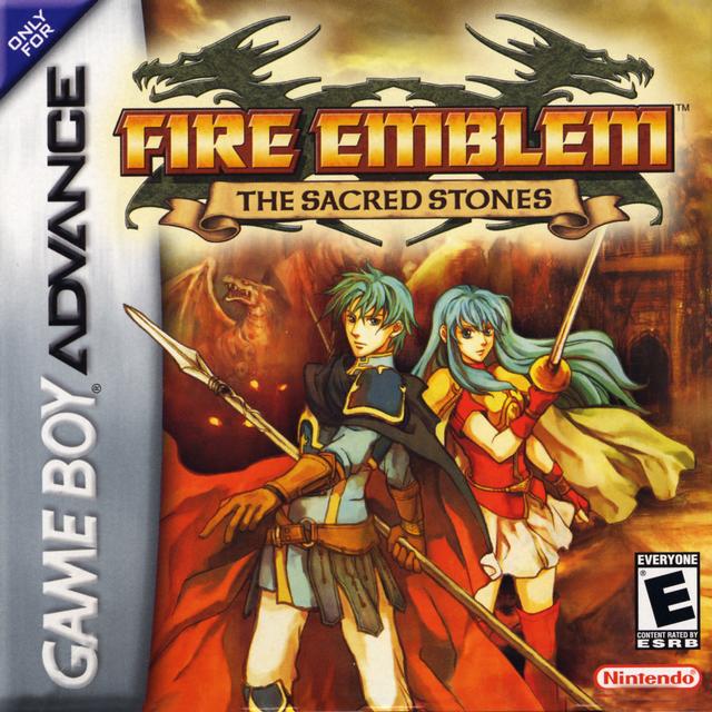 Fire Emblem: The Sacred Stones Front Cover - Nintendo Gameboy Advance Pre-Played