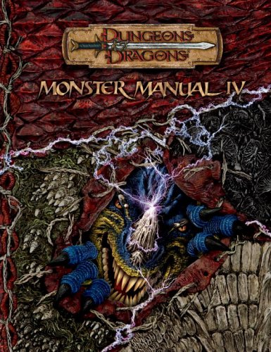 Monster Manual IV - Dungeons and Dragons 3rd Edition Pre-Played
