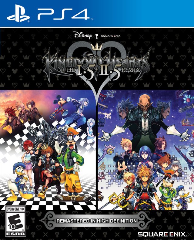 Kingdom Hearts 1.5+2.5 HD Remix Front Cover - Playstation 4 Pre-Played