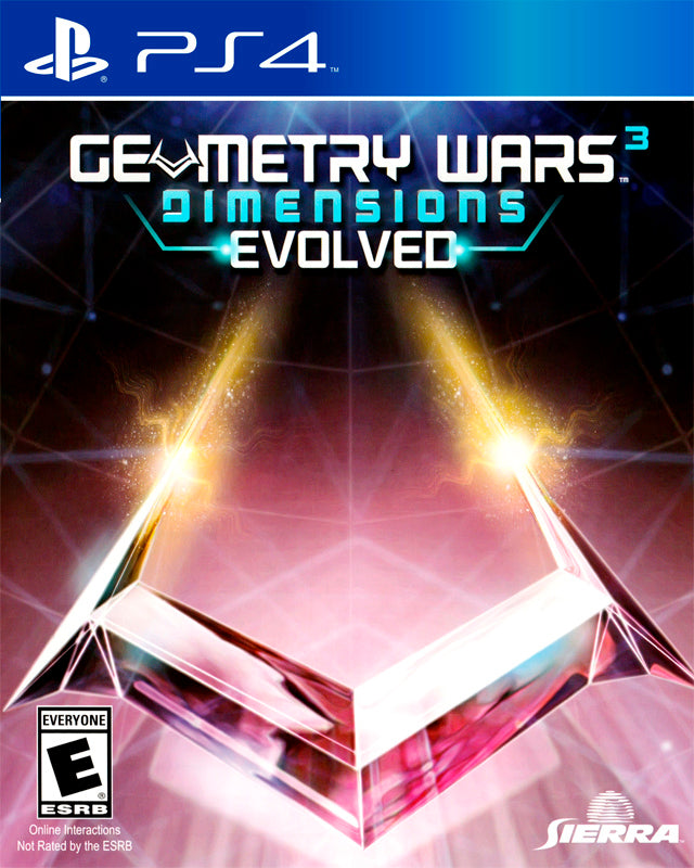 Geometry Wars 3 Dimensions Evolved Front Cover - Playstation 4 Pre-Played