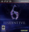 Resident Evil 6 Front Cover - Playstation 3 Pre-Played