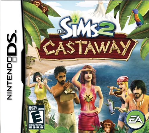 Sims 2 Castaway Front Cover - Nintendo DS Pre-Played
