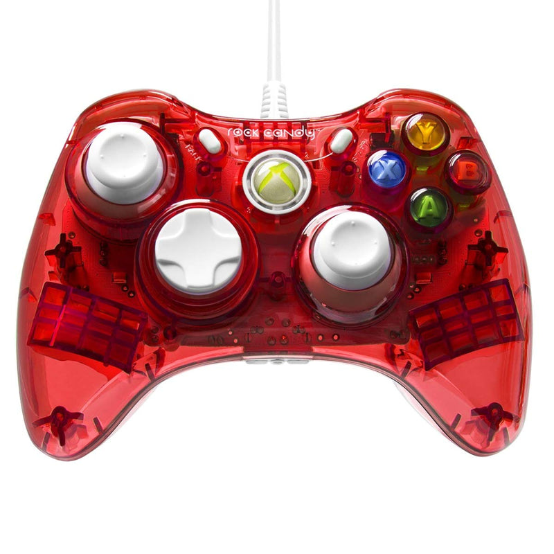 Xbox 360 Rock Candy Red Wired Controller  - Pre-Played