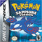 Pokemon Sapphire Version Front Cover - Nintendo Gameboy Advance Pre-Played