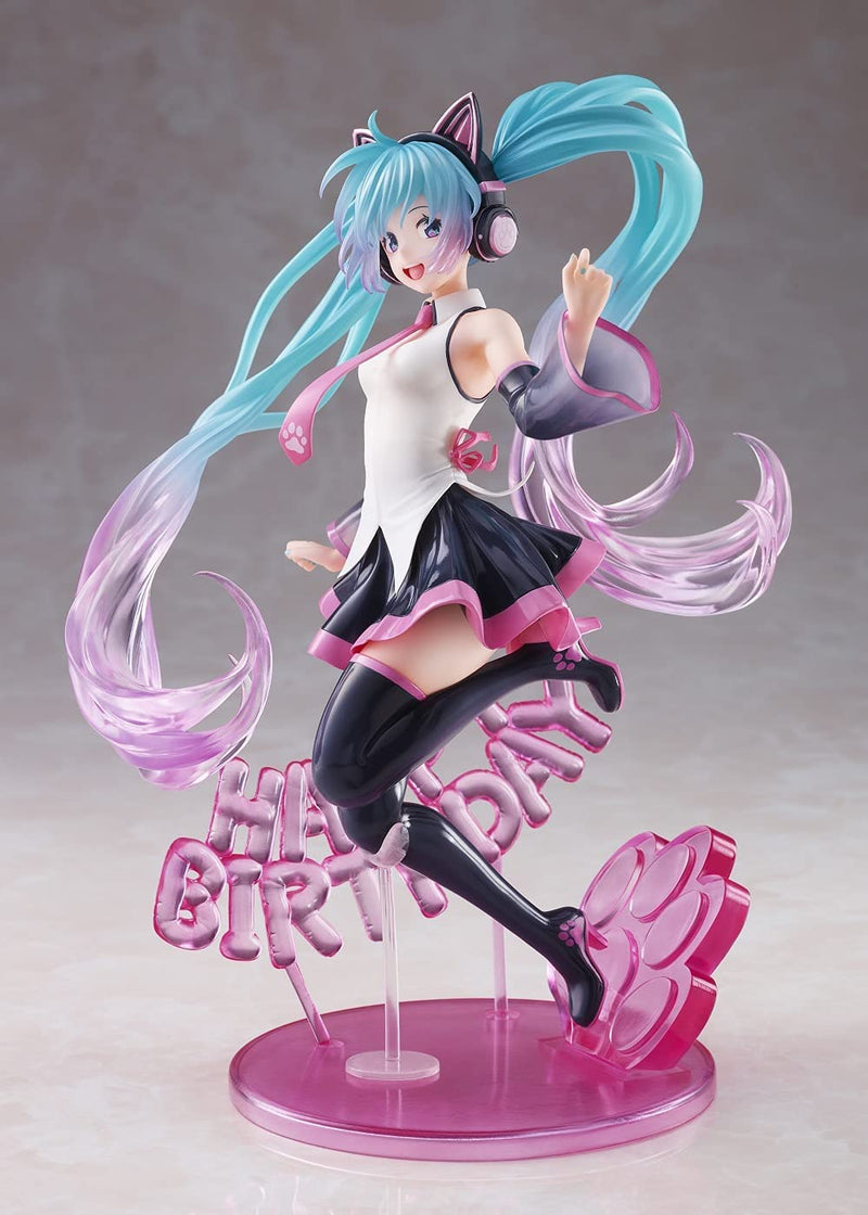 Hatsune Miku - Taito 2021 Birthday AMP Happy Cat Version Figure