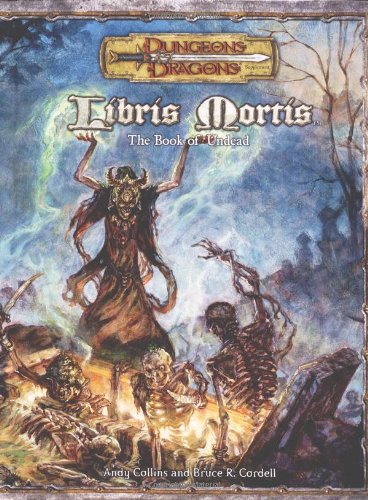 Libris Mortis The Book of the Undead Front Cover - Dungeons & Dragons 3.5 Edition Pre-Played