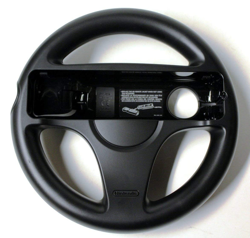 Nintendo Wii Steering Wheel Black  - Pre-Played