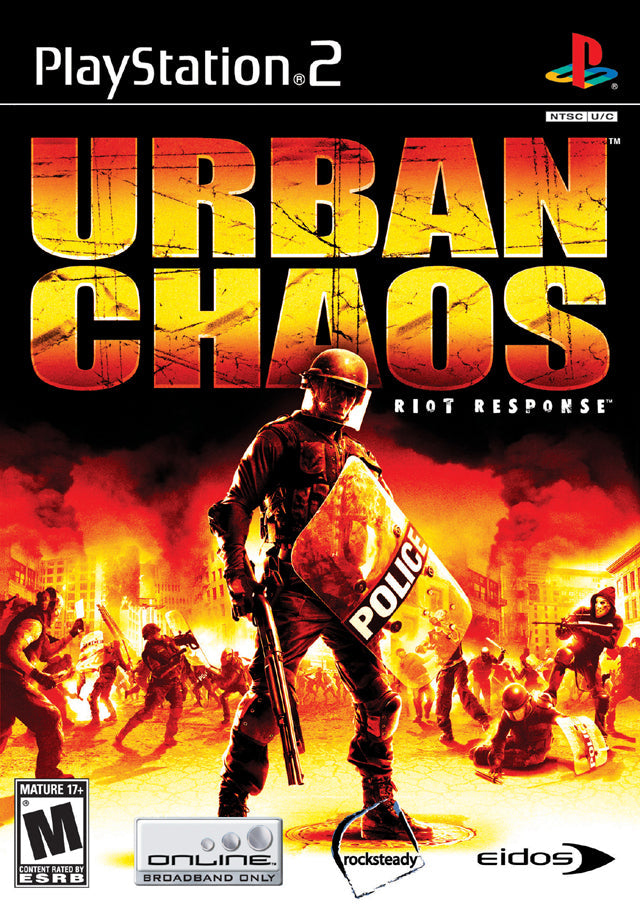 Urban Chaos Riot Response Front Cover - Playstation 2 Pre-Played