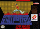 Prince of Persia Front Cover - Super Nintendo, SNES Pre-Played