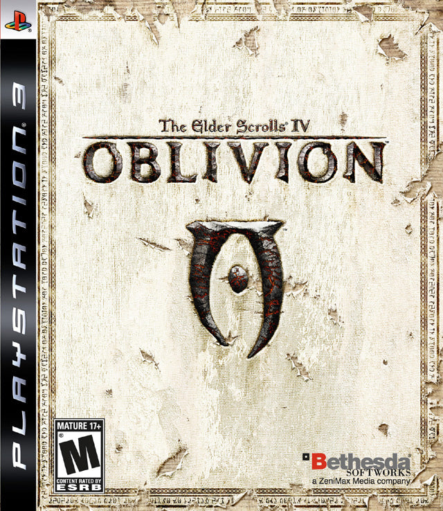 The Elder Scrolls IV Oblivion Front Cover - Playstation 3 Pre-Played