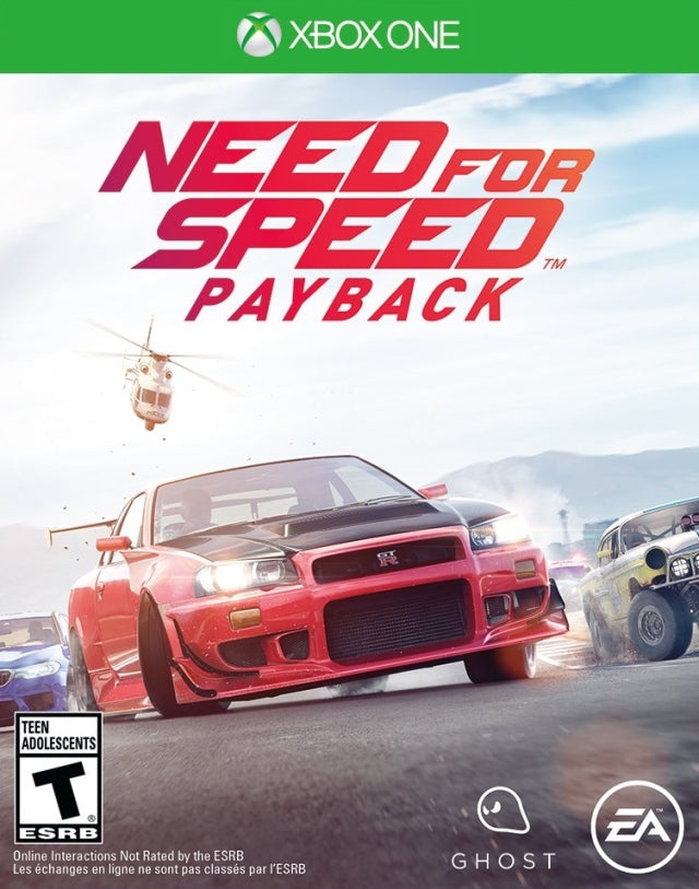 Need for Speed Payback Front Cover - Xbox One Pre-Played