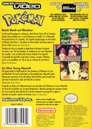 Game Boy Advance Video: Pokemon Beach Blank-out Blastoise / Go West Young Meowth Back Cover - Gameboy Advance Pre-Played