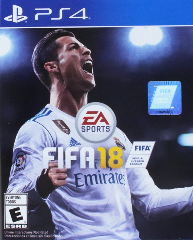 FIFA 18 Front Cover - Playstation 4 Pre-Played