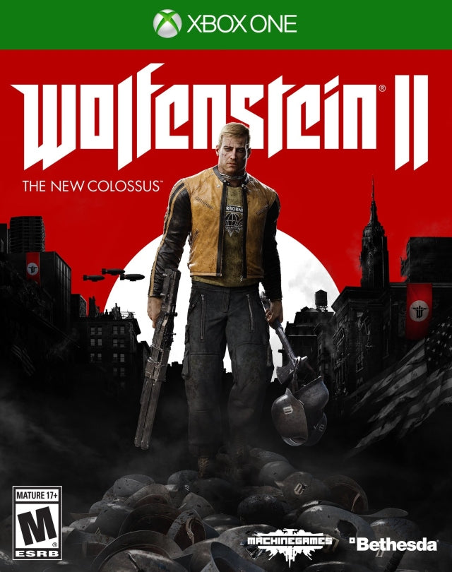 Wolfenstein 2: The New Colossus Front Cover - Xbox One Pre-Played