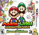 Mario and Luigi Superstar Saga & Bowser's Minions - Nintendo 3DS Pre-Played Front Cover
