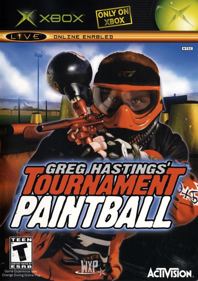 Greg Hastings' Tournament Paintball Front Cover - Xbox Pre-Played