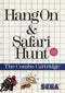 Hang On & Safari Hunt Complete - Sega Master System Pre-Played