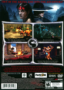 Mortal Kombat Shaolin Monks Back Cover - Playstation 2 Pre-Played
