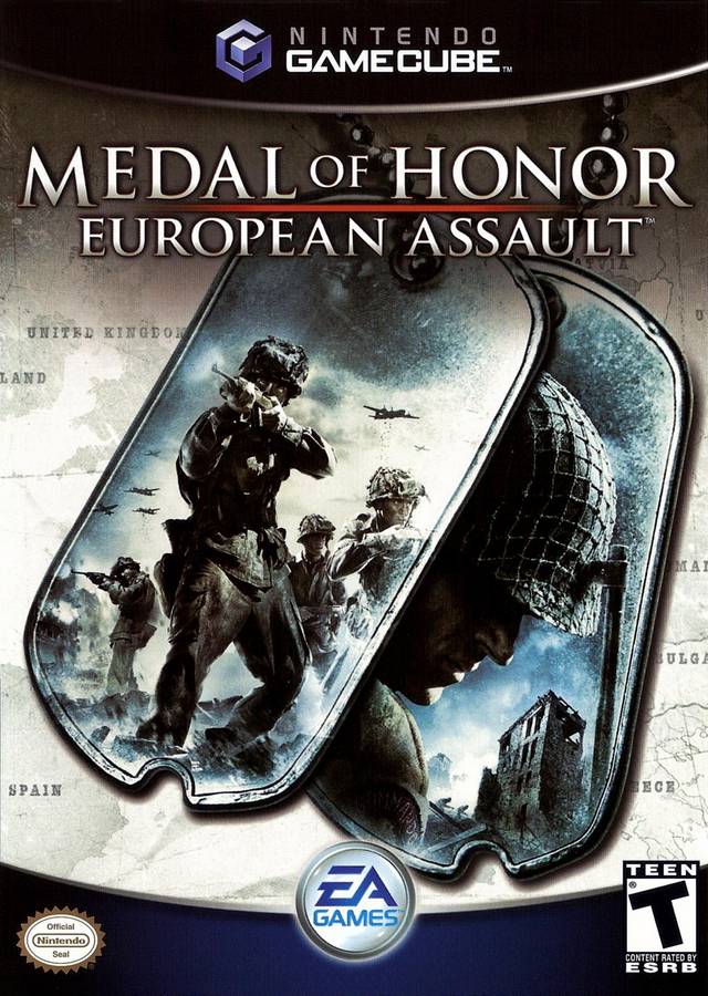 Medal of Honor European Assault Front Cover - Nintendo Gamecube Pre-Played
