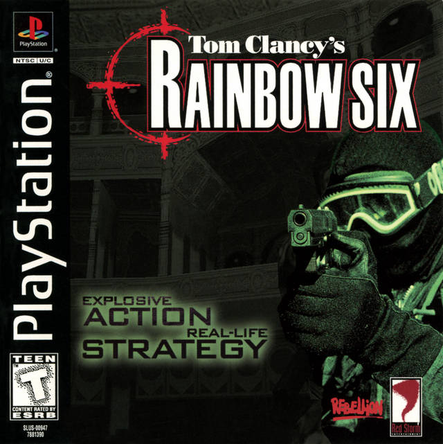 Tom Clancy's Rainbow Six Front Cover - Playstation 1 Pre-Played