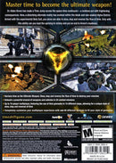 TimeShift Back Cover - Xbox 360