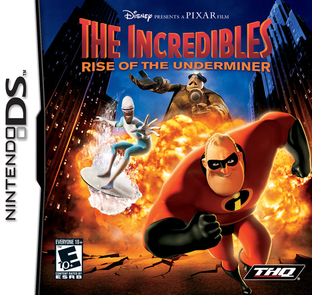 Incredibles: Rise of the Underminer Front Cover - Nintendo DS Pre-Played