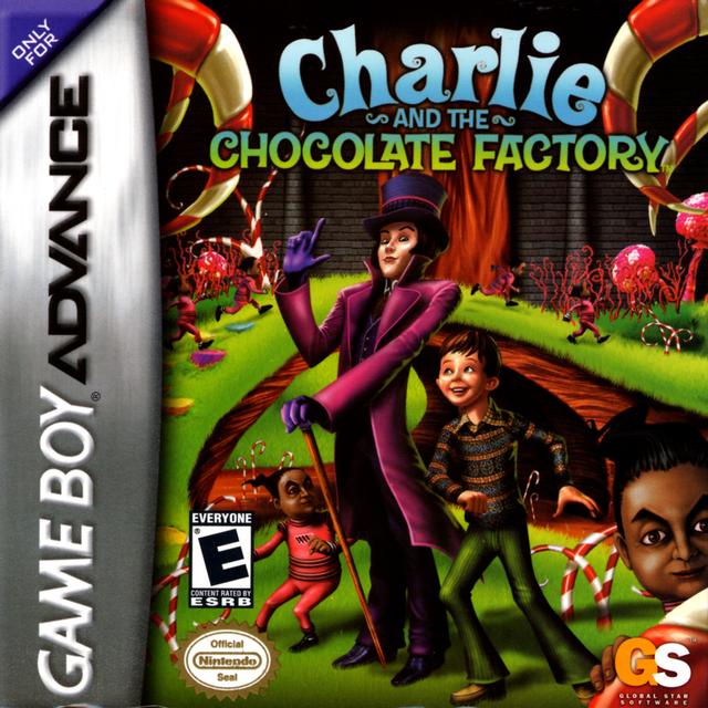 Charlie & the Chocolate Factory Front Cover - Nintendo Gameboy Advance Pre-Played