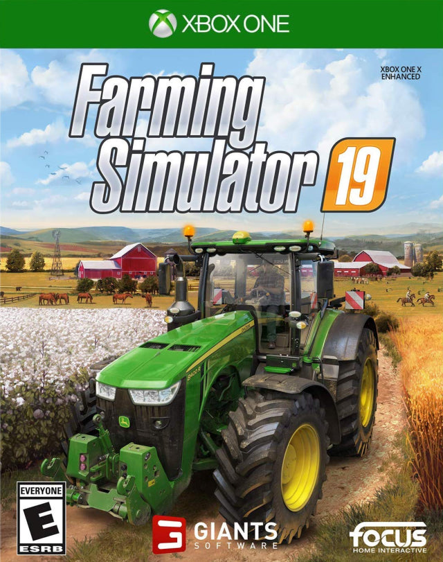 Farming Simulator 19 Front Cover - Xbox One Pre-Played