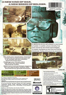 Tom Clancy's Ghost Recon Advanced Warfighter Limited Special Edition Back Cover - Xbox Pre-Played