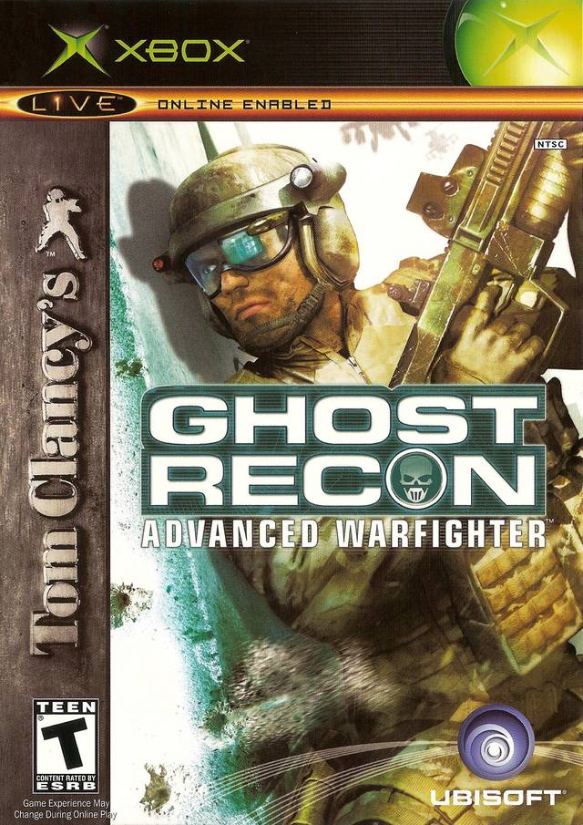 Tom Clancy's Ghost Recon Advanced Warfighter Front Cover - Xbox Pre-Played