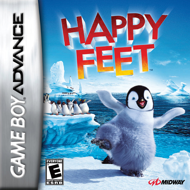 Happy Feet Front Cover - Nintendo Gameboy Advance Pre-Played