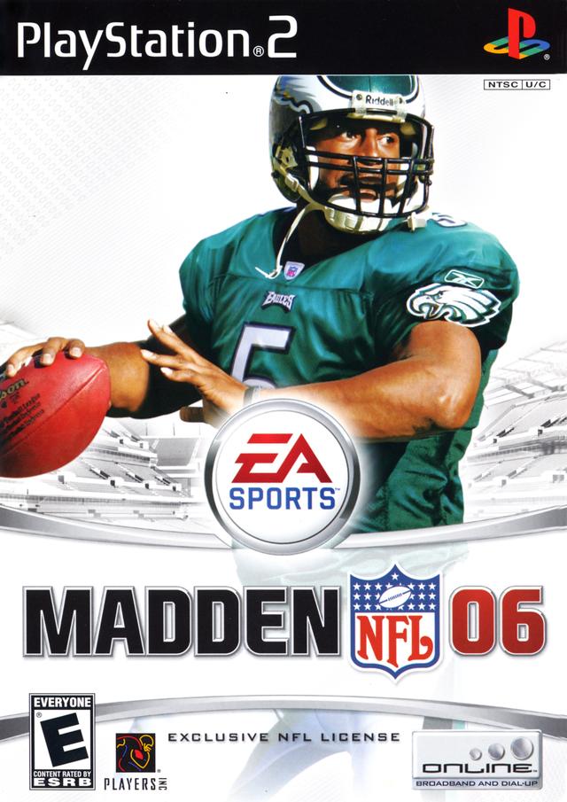 Madden NFL 06 Front Cover - Playstation 2 Pre-Played