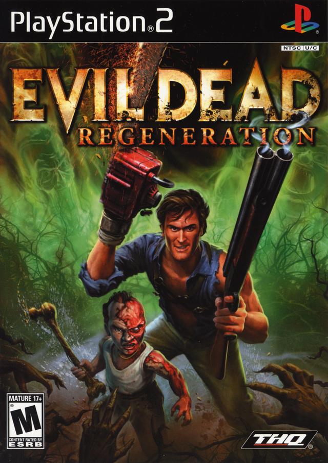 Evil Dead Regeneration Front Cover - Playstation 2 Pre-Played