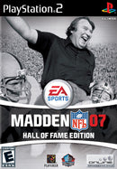 Madden 07 Hall of Fame Edition Front Cover - Playstation 2 Pre-Played