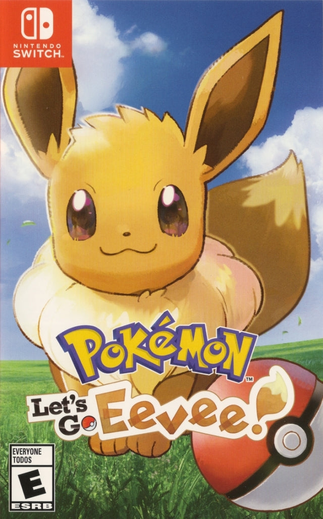 Lets Go Eevee! Front Cover - Nintendo Switch Pre-Played